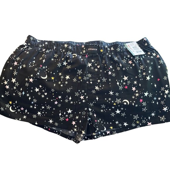 Joyspun Other - Joyspun  Womens Night Star Print Sleep Shorts Boxers Loungewear PJs Sz XL NEW